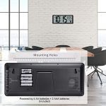 Large Digital Wall Clock for Bedroom