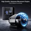 Kalawen Double Wooden Watch Winder for Automatic with Quiet Motor