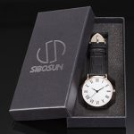 Ultra-Thin Minimalist Black Leather Strap