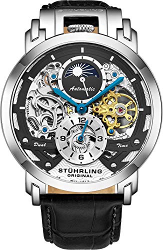 Stuhrling Original Automatic Watch Skeleton Leather