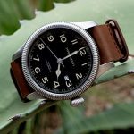 Leather NATO Style Watch Straps 22mm Saddle Brown