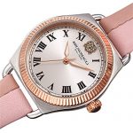 Pink Italian Leather Dial Strap Watch Bruno Magli