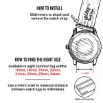 Archer Watch Straps - Embrace Adventure with Silicone Quick Release Bands