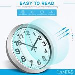 Non-Ticking Silent Wall Clocks for Room Home Kitchen