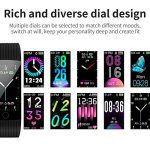 Advanced Waterproof Smartwatch for Android and iOS - Your All-in-One Fitness and Health Companion in Sleek Black