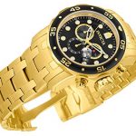 Pro Diver Scuba Invicta Gold Tone Watch