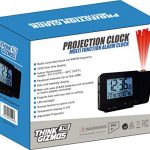 TG644 Think Gizmos Atomic Projection Clock with Temperature