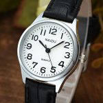 Top Plaza Womens Leather Watch,Fashion Casual Silver Watches