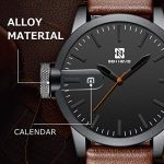 Watch, Mens Watch Sports Fashion Casual Leather Minimalism