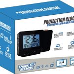 TG644 Think Gizmos Atomic Projection Clock with Temperature