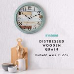 HYLANDA Rustic Wall Clock, Wall Clocks Battery Operated