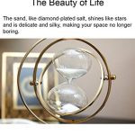 720° Rotating Brass Unique 1 Hour Glass Sand Clack for Home