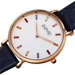 August Steiner Women's Multicolored Baguette Crystals Watch