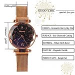 Rose Gold Bracelet Luxury Starry Sky Waistwatch