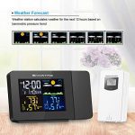 Weather Station Projection Alarm Clock for Bedroom