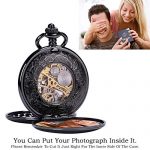 Mechanical Roman Numerals Dial Skeleton Pocket Watch