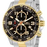 Invicta Men's Specialty 45mm Steel and Gold Quartz Watch