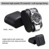 Watch Box Organizer Display Case Leather Interior