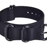 22mm Black Nato Strap With Black Heavy Buckle
