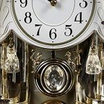 Joyful Crystal Pearl Musical Mantel Clock