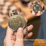 Personalized Pocket Watch Engraved Back Case