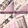 Watches Case with 5 Drawers White