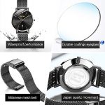 Black Luxury Dress Wrist Waterproof
