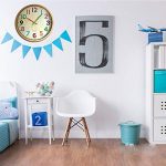 Non-Ticking Colorful Battery Operated Clock