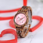 Wooden Watches Luxury Wood Metal Strap Chronograph BOBO BIRD