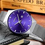 Purple Elegance - Ultra Thin Stainless Steel Mesh Men's Watch ⌚💜