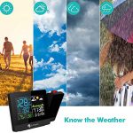 Projection Alarm Clock Projector on Ceiling with Indoor/Outdoor Temperature Display