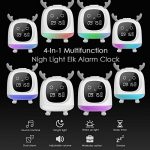 Wake Up Light Bluetooth Speaker Table Lamp Alarm Clock