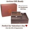 Commander Dresser Valet: Premium Men's Watch Box and Jewelry Organizer with Smartphone Charging Station