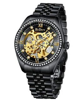 Mens Watches Mechanical Automatic Self-Winding Stainless Steel