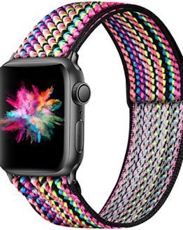  Adjustable Elastic Bands Compatible for Apple Watch Band 38mm