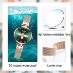 Rose Gold Watch for Lady Steel Mesh
