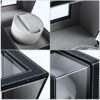 Single Watch Winder in Black Leather
