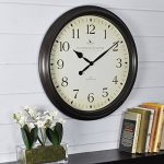 Wall Clock, American Crafted, Oil Rubbed Bronze