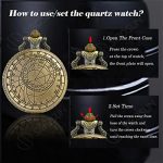 SIBOSUN Doctor Who Pocket Watch Quartz Chain