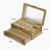 SRIWATANA Watch Box Case, 8-Slot Watch Organizer