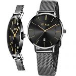 Black Luxury Dress Wrist Waterproof