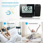 Jhua Digital Projection Alarm Clock Dimmable Alarm Clock
