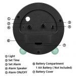 Analog Alarm Clock, 4 inch Super Silent Non Ticking Small Clock