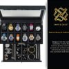 Watch Box Organizer with Glass Display and Lock