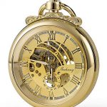 SEWOR Modern Smooth Pocket Watch with Exquisite Carving