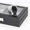 NEX Watch Cases for Men, 8 Slots Lockable Watch Box Organizer