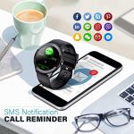 Smart Watch Fitness Tracker - Full Touch Screen, IP68 Waterproof, 10 Sports Modes, Health Monitoring, Message Reminders