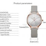 Elegant Diamond Wristwatch Girls Ultra-Thin Waterproof