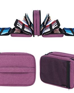 Purple 84 Watches Bands Storage Carrying Case