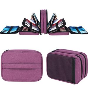 Purple 84 Watches Bands Storage Carrying Case